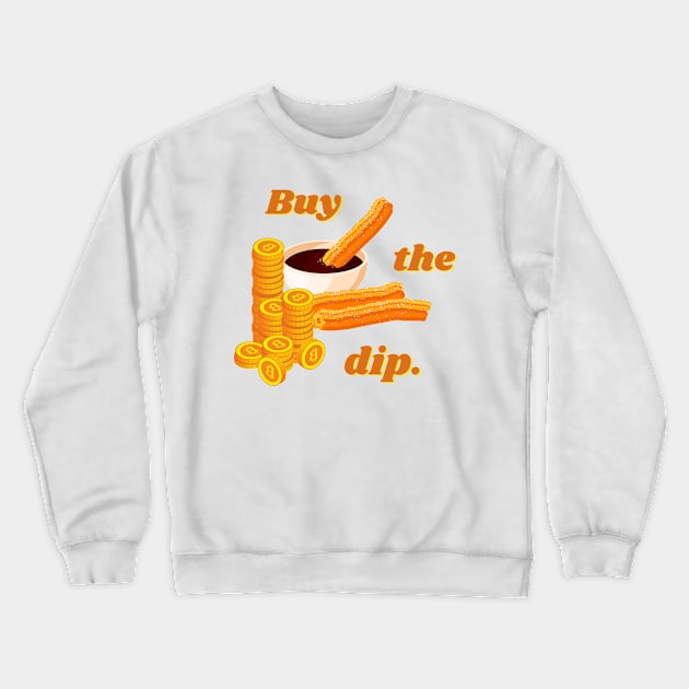 Buy the dip if you're bearish enough Crewneck Sweatshirt by RareLoot19